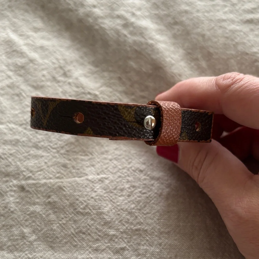 Upcycled Louis Vuitton bracelet - Picture 1 of 6